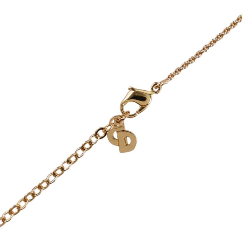 Dior Gold Plated Pump Heel Pendant Necklace Gold Metal Good condition - Model View