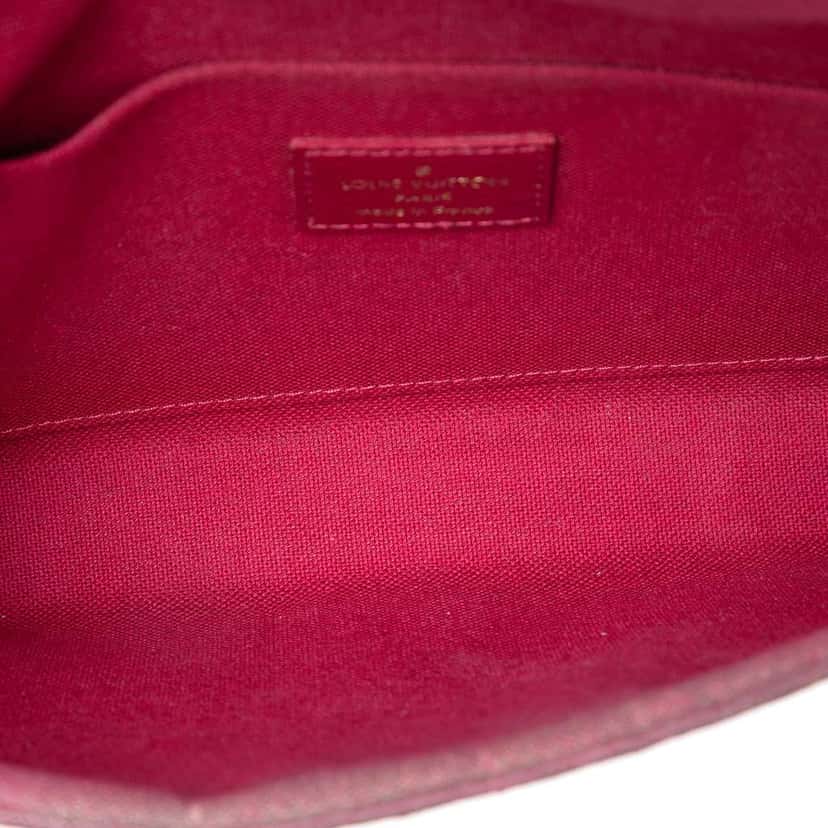 Louis Vuitton Monogram Pochette Felicie Brown Good condition - Model View