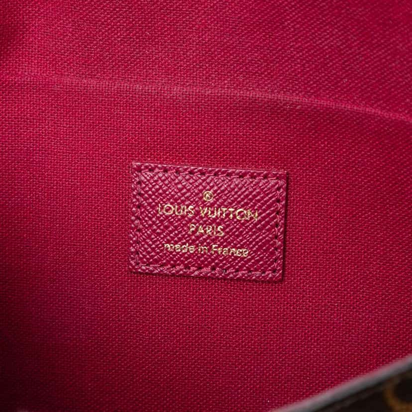 Louis Vuitton Monogram Pochette Felicie Brown Good condition - Box View