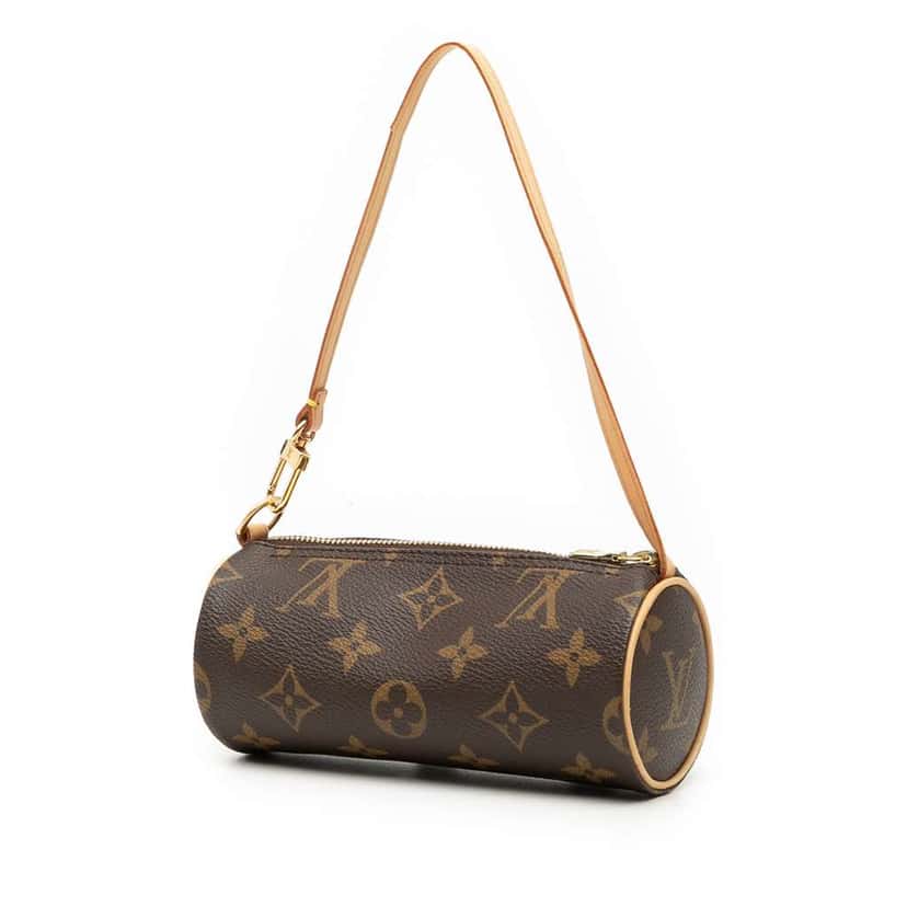 Louis Vuitton Monogram Papillon Pochette Brown Fair condition - Back View