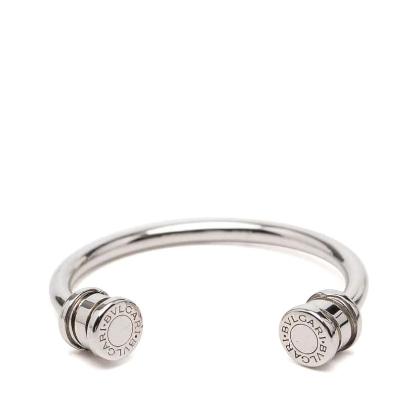 Bvlgari Sterling Silver B.Zero1 Key Ring Silver Silver Good condition - Front View