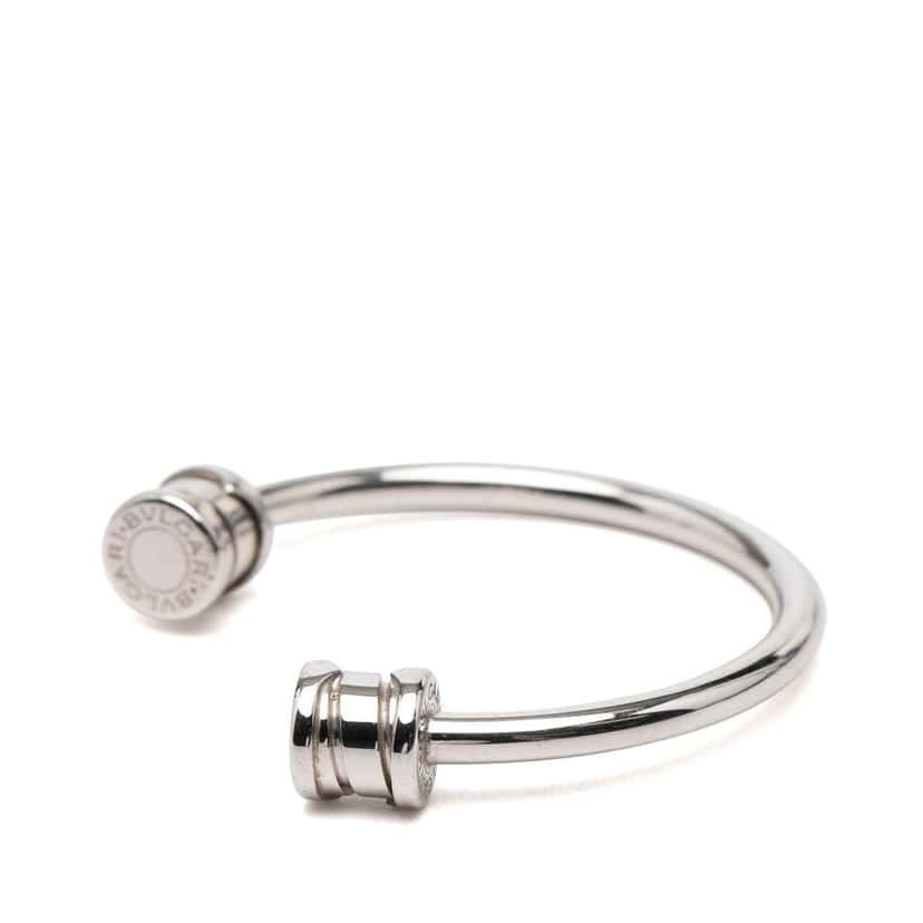 Bvlgari Sterling Silver B.Zero1 Key Ring Silver Silver Good condition - Back View