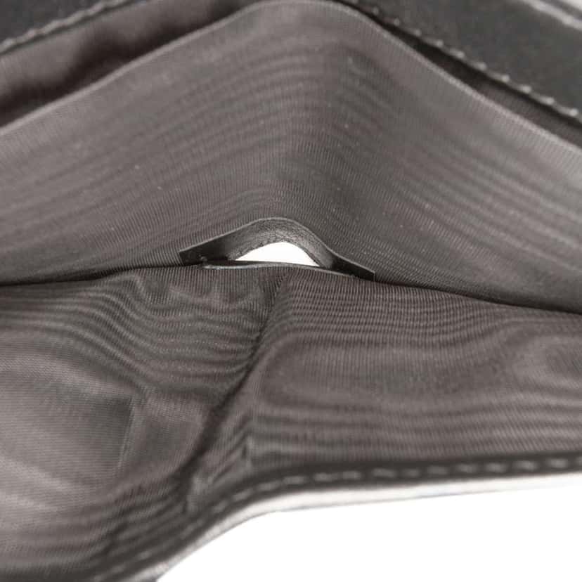 Gucci Microguccissima Bifold Wallet Black Leather Good condition - Box View