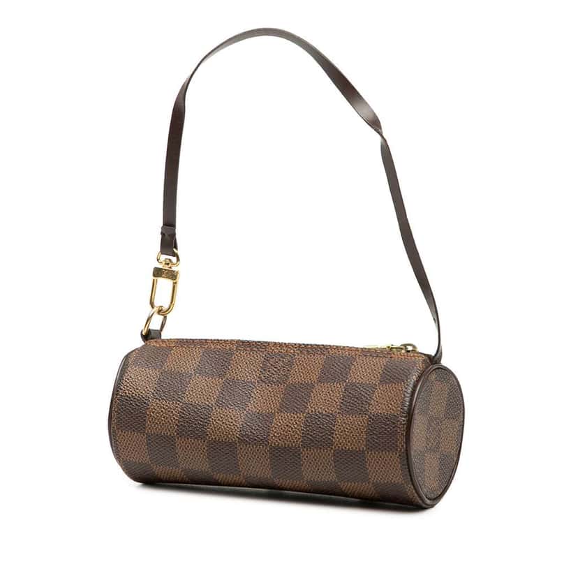 Louis Vuitton Damier Ebene Papillon Pochette Brown Fair condition - Back View