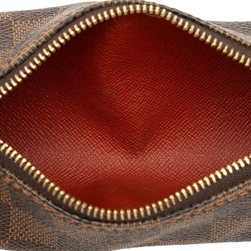 Louis Vuitton Damier Ebene Papillon Pochette Brown Fair condition - Model View