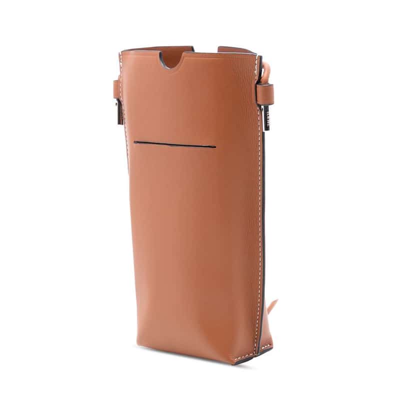 Loewe Leather Gate Pocket Crossbody Brown Leather Good condition - Back View