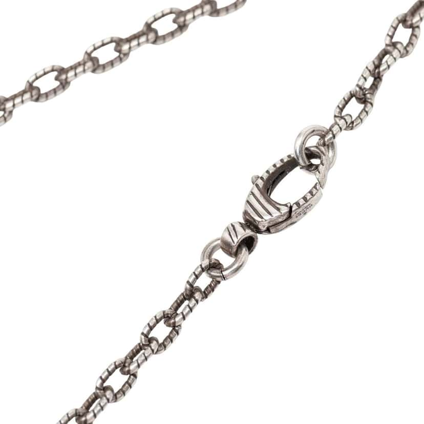 Gucci Sterling Silver Interlocking G Pendant Necklace Silver Silver Good condition - Box View