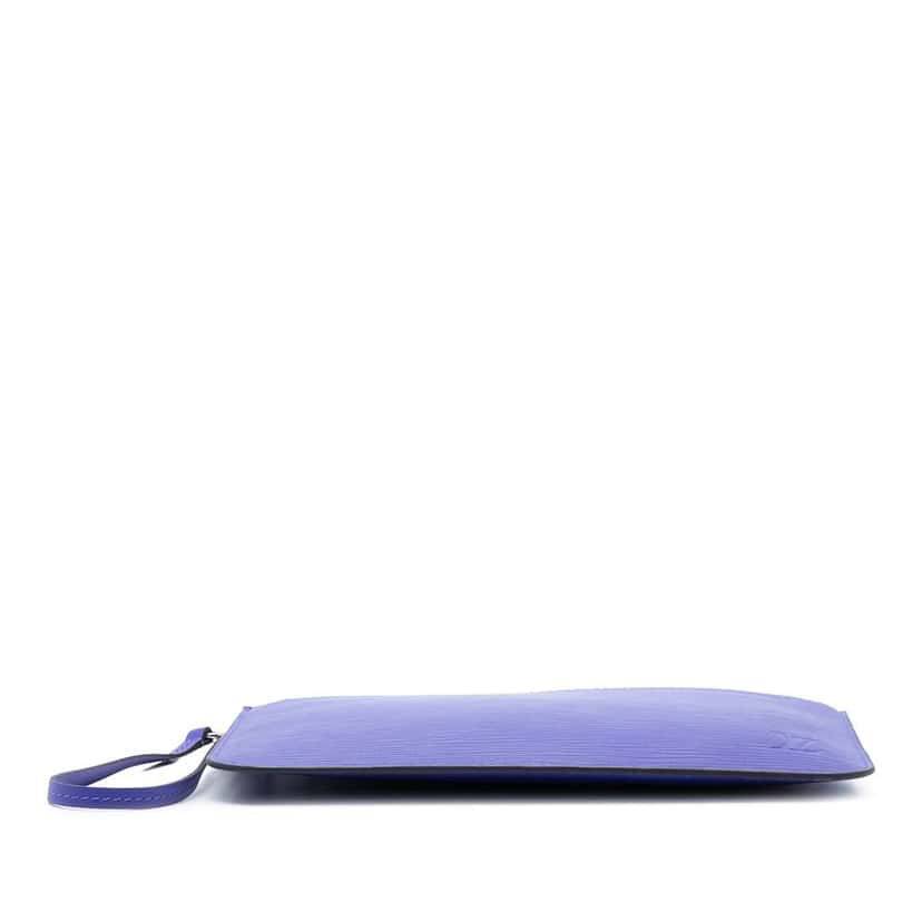 Louis Vuitton Epi Neverfull Pouch Purple Leather Very good condition - Inside View