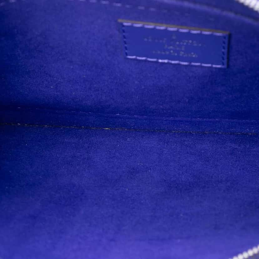 Louis Vuitton Epi Neverfull Pouch Purple Leather Very good condition - Model View