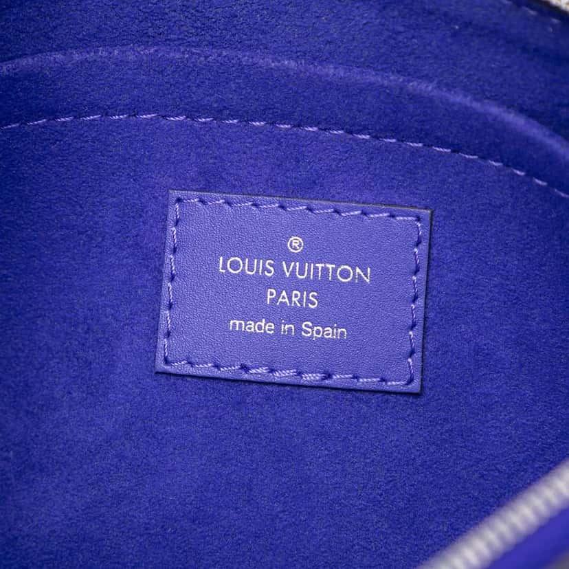 Louis Vuitton Epi Neverfull Pouch Purple Leather Very good condition - Box View