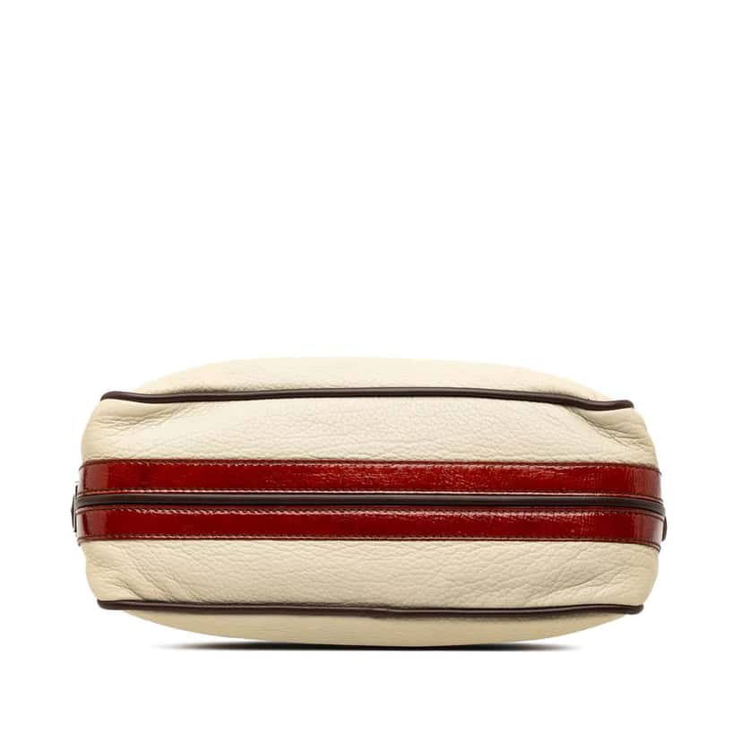 Celine Tricolor Leather Boogie Handbag White Leather Very good condition - Inside View
