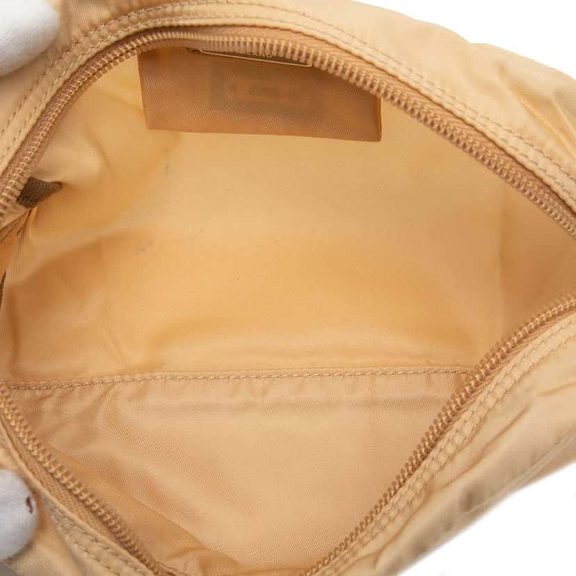 Prada Tessuto Cosmetic Pouch Beige Very good condition - Model View
