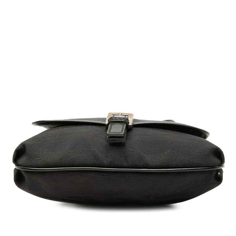 Fendi Zebra Printed Canvas Crossbody Black Canvas Very good condition - Inside View