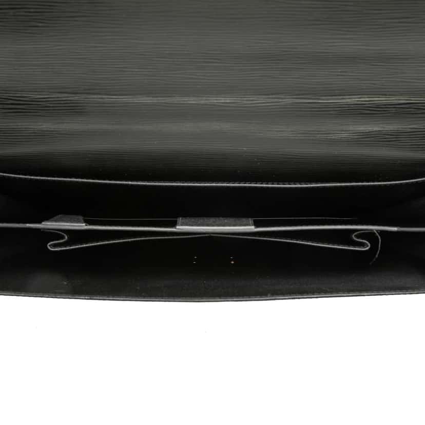 Louis Vuitton Epi Serviette Conseiller Black Leather Good condition - Model View