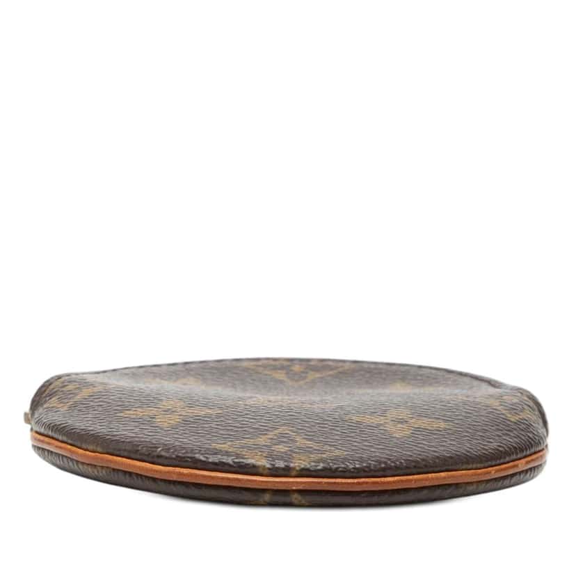 Louis Vuitton Monogram Round Coin Pouch Brown Good condition - Inside View