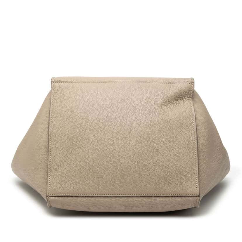Celine Small Grained Calfskin Big Bag Beige Leather Good condition - Inside View