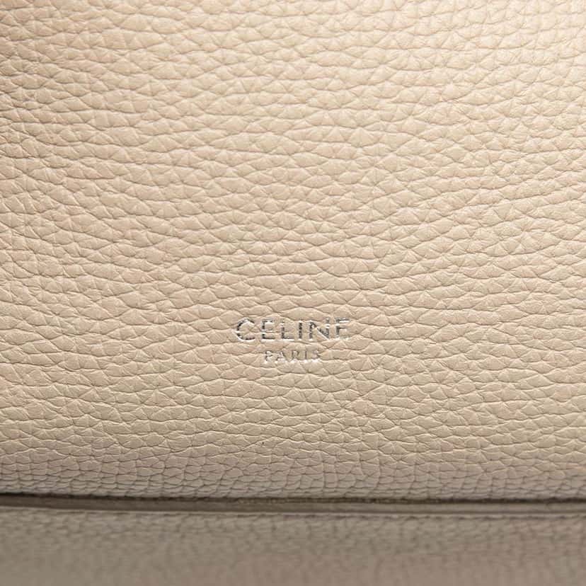 Celine Small Grained Calfskin Big Bag Beige Leather Good condition - Box View