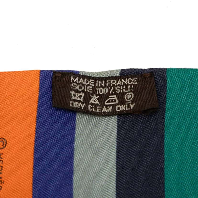 Hermès Swimmers Silk Twilly Scarf MultiColor Silk Good condition - Box View