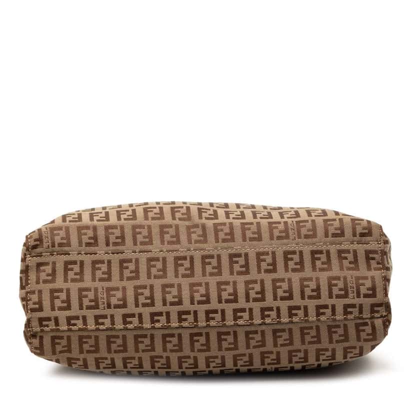 Fendi Zucchino Canvas Tote Brown Canvas Good condition - Inside View