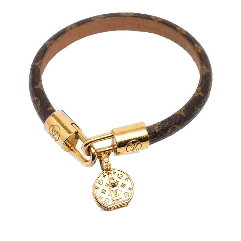 Louis Vuitton Monogram Tribute Bracelet Brown Very good condition - Front View
