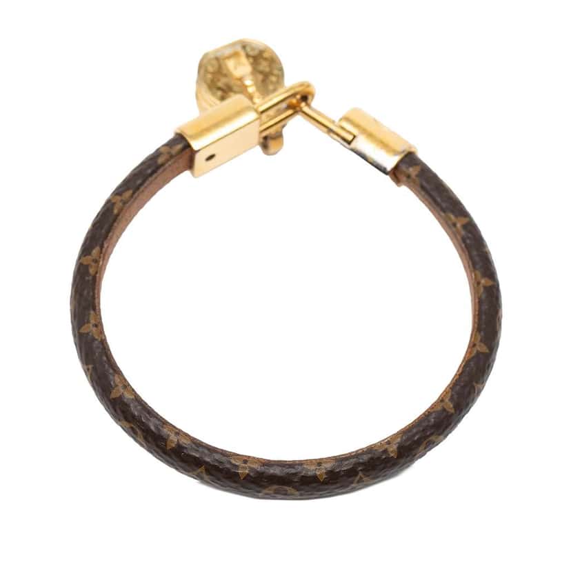 Louis Vuitton Monogram Tribute Bracelet Brown Very good condition - Inside View