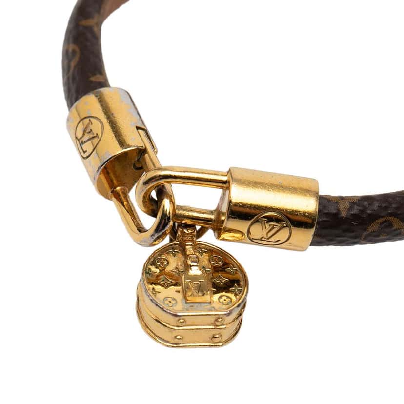 Louis Vuitton Monogram Tribute Bracelet Brown Very good condition - Model View
