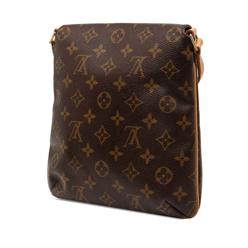 Louis Vuitton Monogram Musette Salsa PM Long Strap Brown Good condition - Back View