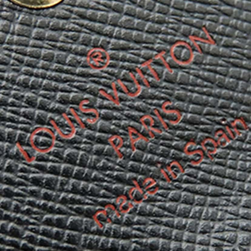 Louis Vuitton Epi 4 Key Holder Black Leather Good condition - Box View