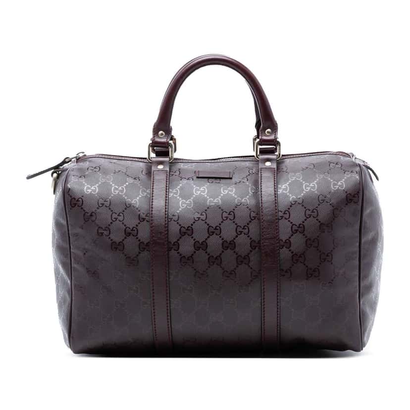 Gucci Medium GG Imprime Joy Boston Bag Purple Canvas Very good condition - Front View
