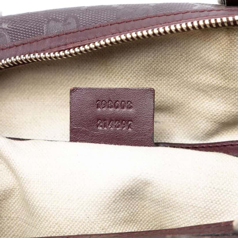 Gucci Medium GG Imprime Joy Boston Bag Purple Canvas Very good condition - Box View