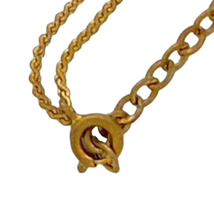 Dior Gold Plated CD Logo Pendant Necklace Gold Metal Very good condition - Inside View