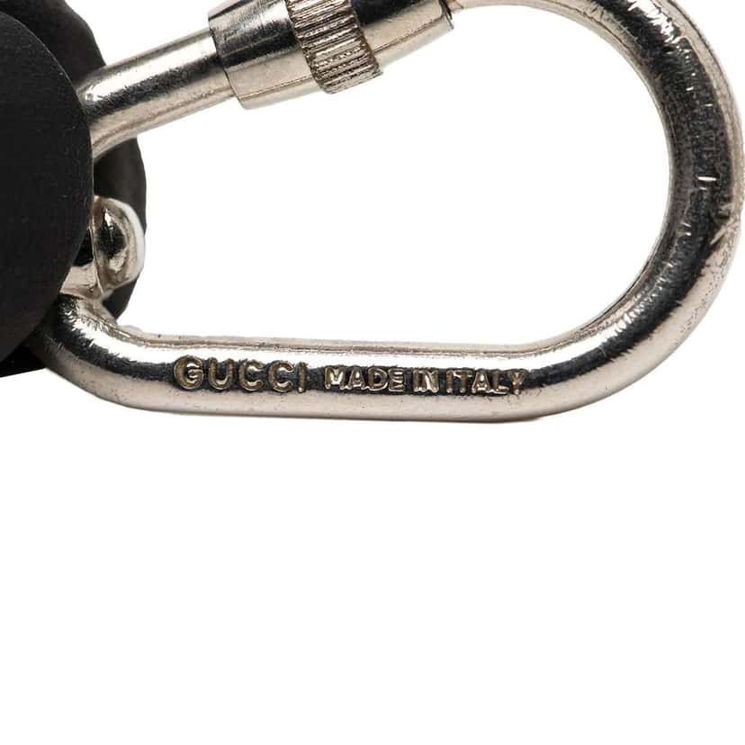 Gucci Silver Plated Carabiner Key Chain Silver Metal Very good condition - Inside View