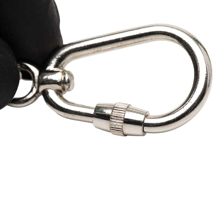 Gucci Silver Plated Carabiner Key Chain Silver Metal Very good condition - Model View