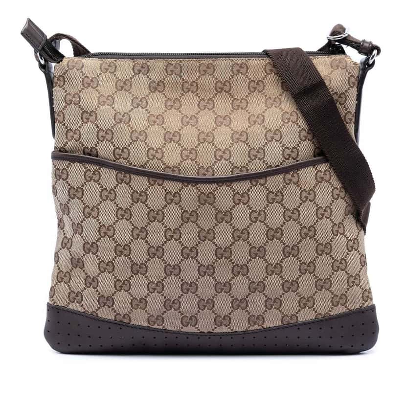 Gucci GG Canvas Crossbody Beige Very good condition - Front View