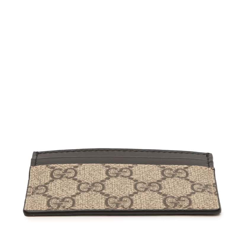 Gucci GG Supreme Card Holder Beige Very good condition - Inside View