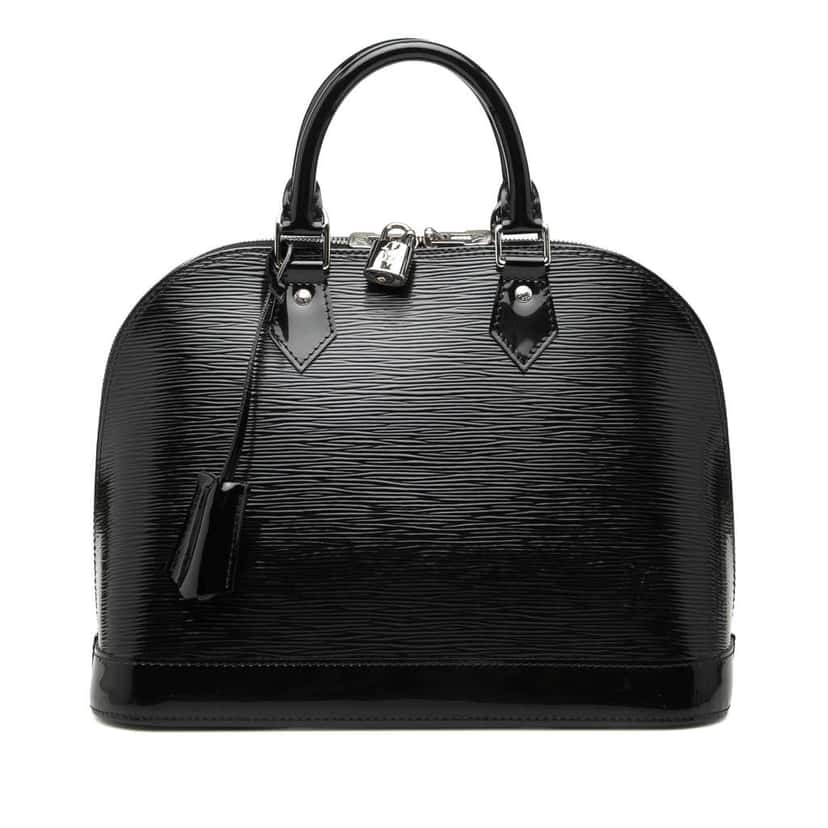 Louis Vuitton Electric Epi Alma PM Black Leather Very good condition - Front View