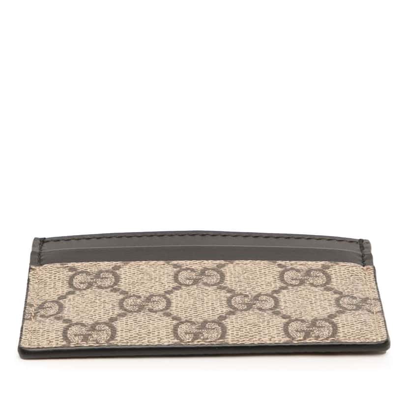 Gucci GG Supreme Card Holder Beige Good condition - Inside View