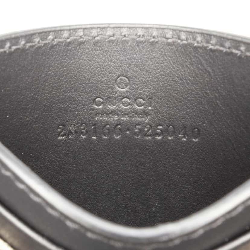 Gucci GG Supreme Card Holder Beige Good condition - Box View