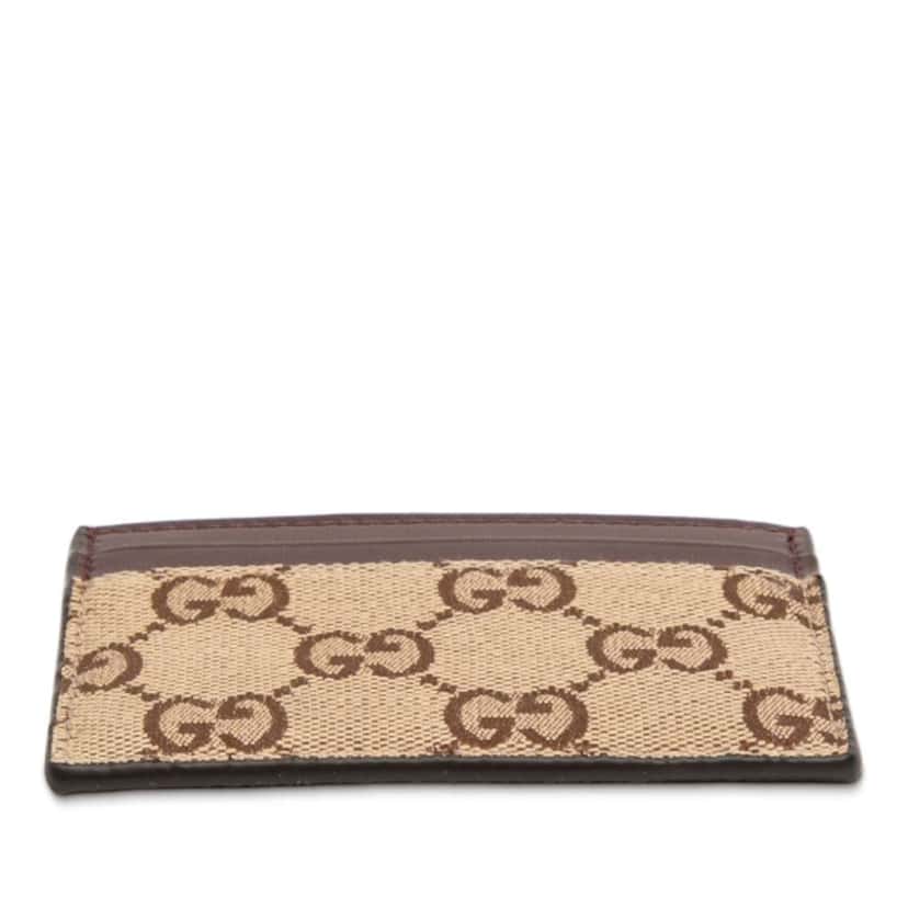 Gucci GG Canvas Card Holder Beige Good condition - Inside View