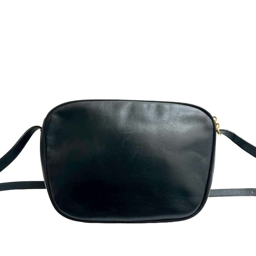 Salvatore Ferragamo Calfskin Vara Crossbody Blue Leather Good condition - Back View