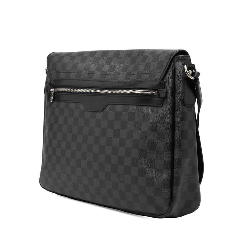 Louis Vuitton Damier Graphite Daniel MM Black Good condition - Back View