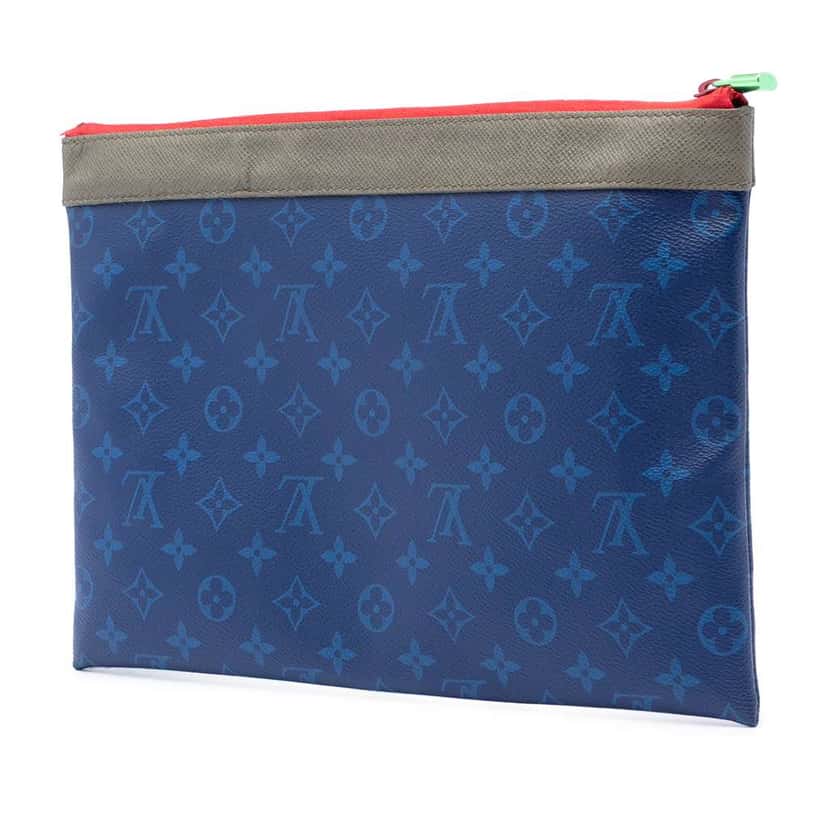 Louis Vuitton Monogram Pacific Outdoor Apollo Pochette Blue Good condition - Back View