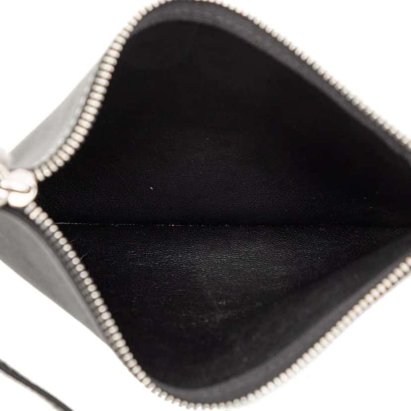 Celine Leather Clutch Black Leather Good condition - Model View