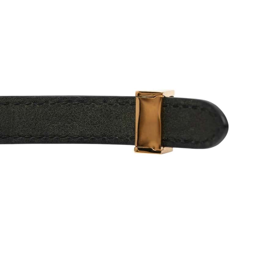 Louis Vuitton Leather Box It Wrap Bracelet Black Leather Very good condition - Model View