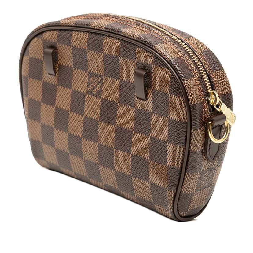 Louis Vuitton Damier Ebene Ipanema Pochette Brown Good condition - Back View