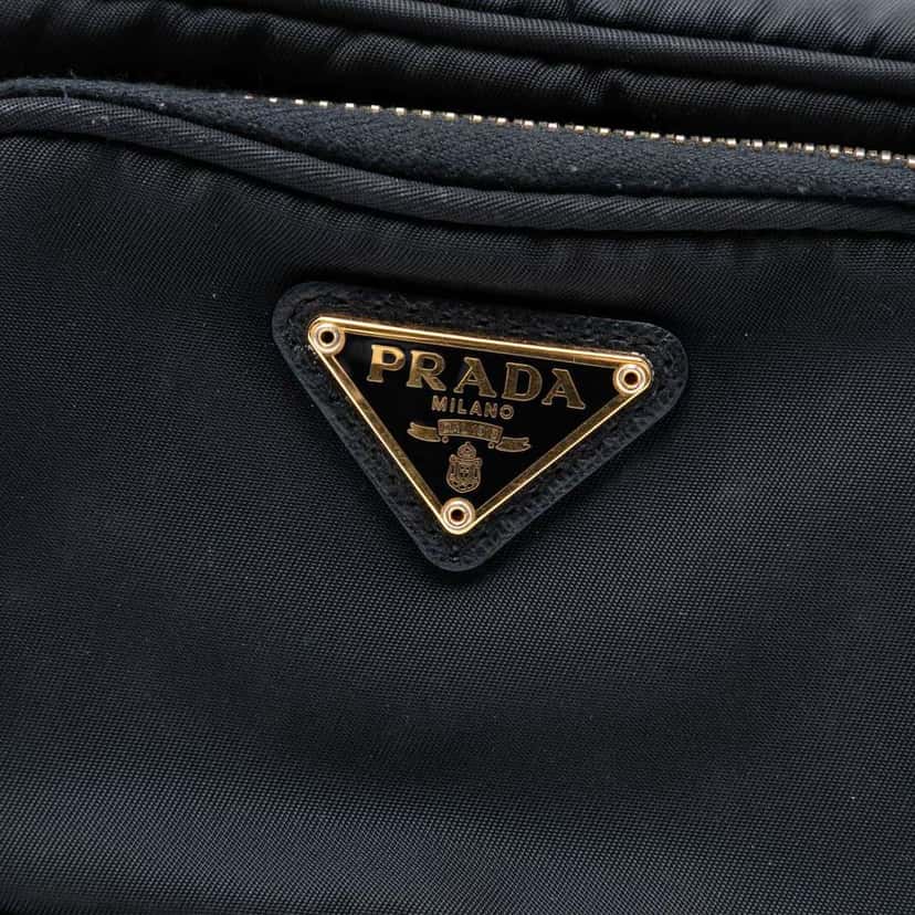 Prada Tessuto Camera Bag Black Good condition - Box View