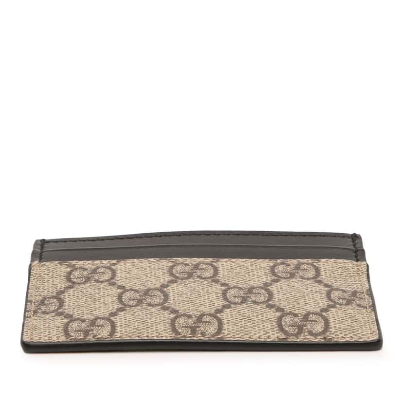 Gucci GG Supreme Card Holder Beige Very good condition - Inside View