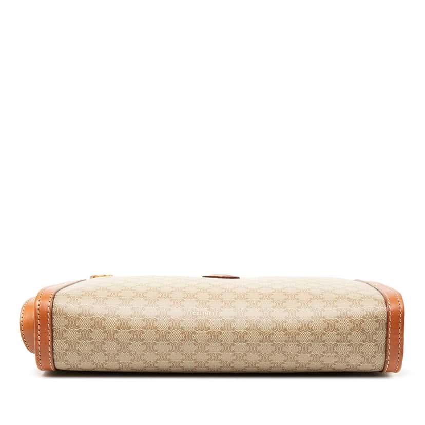 Celine Macadam Coated Canvas Clutch Beige Fair condition - Inside View