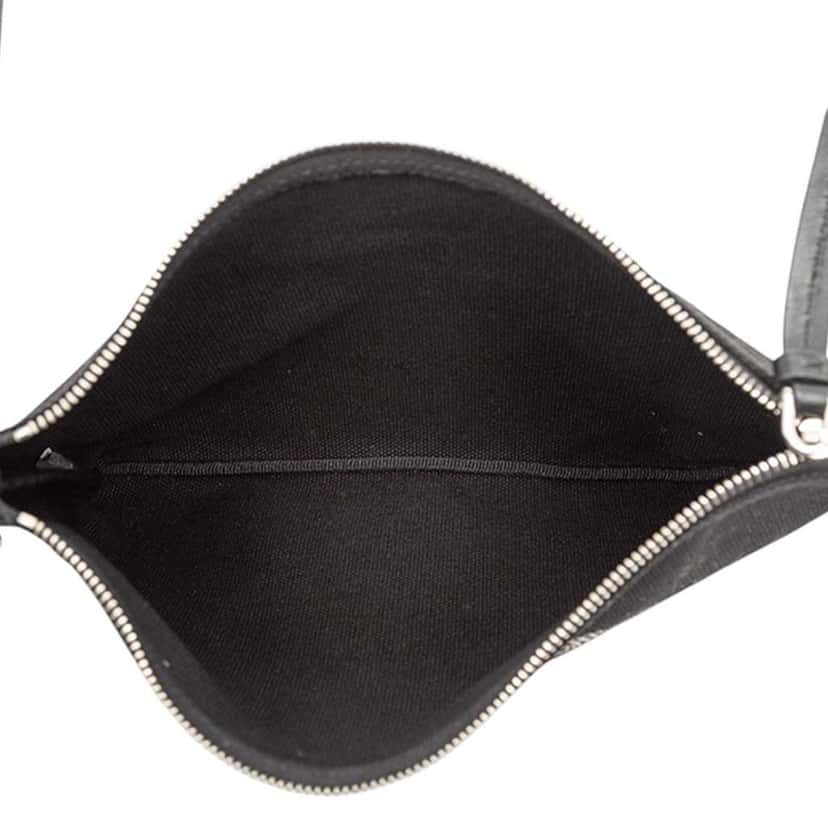 Prada Canvas Canapa Logo Pouch Black Canvas Good condition - Model View