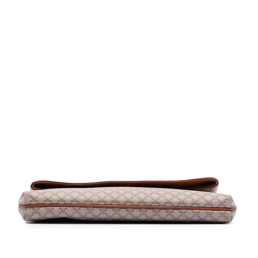 Celine Macadam Coated Canvas Clutch Beige Good condition - Inside View